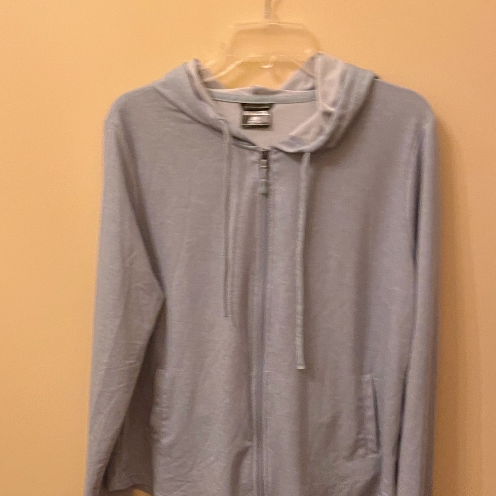 32 Degrees Light Blue Zip-Up Hoodie - New